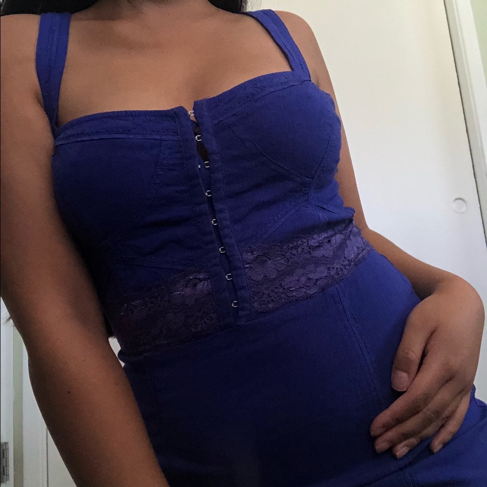 Free People “Intimately” Purple Lace Mini Dress 💜